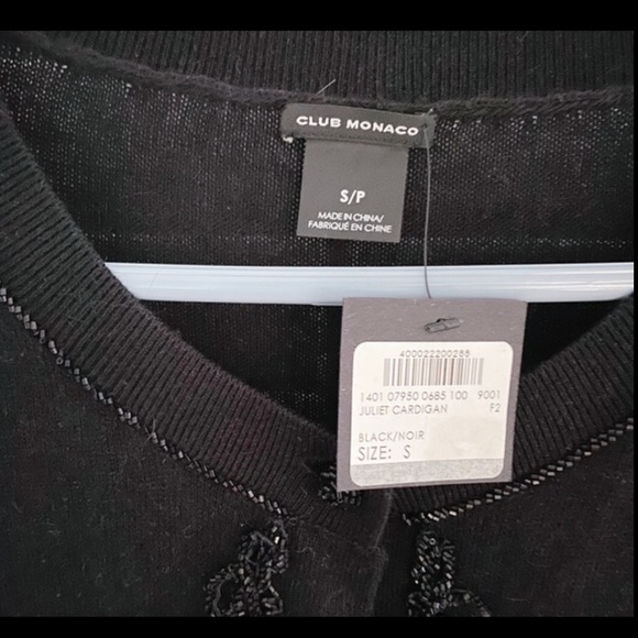 Brand New Club Monaco Cardigan - Picture 2 of 3